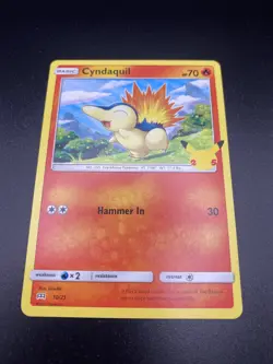Cyndaquil 10/25 mcdonalds promo pokemon card - Image 2