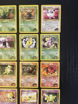 Pokemon Bundle Gym Heroes/Challenge Vintage WOTC Gym Bundle x16 Cards Very Good - Image 3