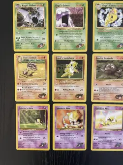 Pokemon Bundle Gym Heroes/Challenge Vintage WOTC Gym Bundle x16 Cards Very Good - Image 4
