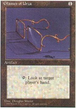 Glasses of Urza x4 - 4th Edition - Light Play, English - 4th Edition - Image 1