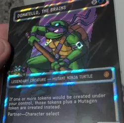 Donatello, the Brains (Surge Foil) Pixel Legendary Creature MTG Commander TMNT - Image 1