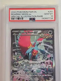 Pokemon TCG - Roaring Moon Ex - 251/182 - Paradox Rift - PSA 10 - Image 3