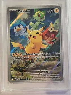 Pikachu 2023 Pokemon SVP Paldea Evolved ETB PROMO #027 PSA 10 GEM MINT - Image 2