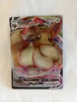 Pokemon TCG Eevee VMAX SWSH087 Sword & Shield Black Star Promo Holo NM - Image 1