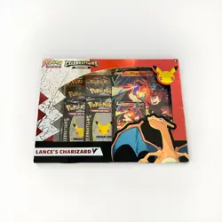 Pokemon TCG Celebrations Collection Lance's Charizard V Box - Image 1