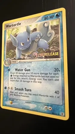 Wartortle Prerelease Stamp Promo NM Pokemon TCG EX: FireRed & LeafGreen 50/112 - Image 2
