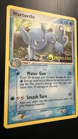 Wartortle Prerelease Stamp Promo NM Pokemon TCG EX: FireRed & LeafGreen 50/112 - Image 3