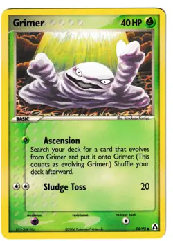 Grimer - 54/92 - Legend Maker - Pokemon TCG - Image 1