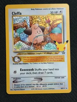 Cleffa ~Holo~ Cute Pink & Pastel Pokemon Gallery - Image 1