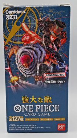 ONE PIECE Display 24 boosters OP-03 One Piece Mighty Enemies JAP, s/blister VF - Image 1