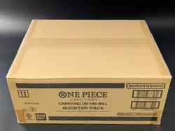 One Piece TCG English OP-13 Carrying On His Will Booster Box Case SEALED - Image 1