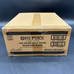 One Piece OP14-EB04 The Azure Sea's Seven English 12 Booster Box Case Sealed - Image 1