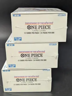 Lot (3) One Piece OP-05 Awakening of the New Era Booster Boxes Sealed English - Image 4