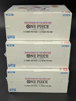 Lot (3) One Piece OP-05 Awakening of the New Era Booster Boxes Sealed English - Image 5