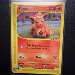Vulpix - 136/165 - Pokemon Expedition (EX) Non Holo Rare Card - LP - Image 1