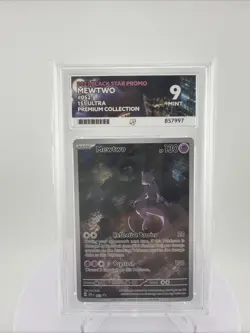 ACE 9 Mewtwo 151 UPC Black Star Promo SVP 052 MINT Graded Pokemon Card - Image 1