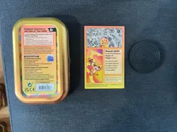 Pokemon TCG 151 Meowth Mini Tin With Art Card and Coin - Image 2