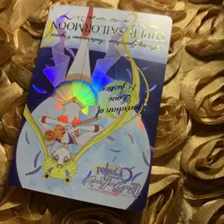 Super Sailor Moon CRYSTAL MOON edition Love Goddess Beauty Anime Foil Girl Card - Image 3