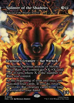 Splinter of the Shadows x1 MTG Magic the Gathering Teenage Mutant Ninja Turtles - Image 1
