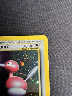 Porygon 2 Holo Rare 1st Edition Neo Revelation 12/64 WOTC Vintage Pokemon - Image 4