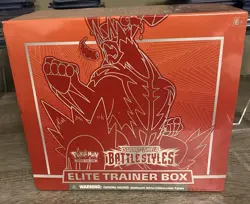 Pokemon Battle Styles Elite Trainer Box Single Strike Urshifu Red ETB Sealed - Image 1