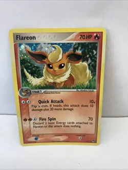 Flareon 2/17 Holo Pop Series 3 Pokemon 2006 LP - Image 1