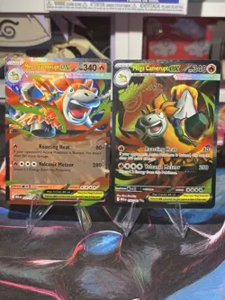 Pokemon 2025 Mega Evolution Mega Camerupt EX 156/132 Ultra Rare NM & 022/132 NM - Image 1