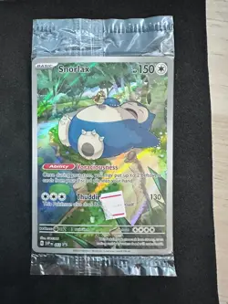 Pokemon Snorlax Promo SVP 051 – English – 151 Set – NM (Some Whitening) - Image 1