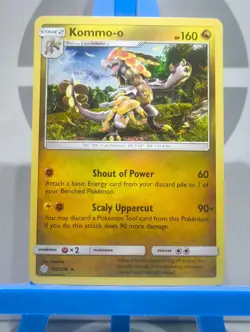 Kommo-o 163/236 - Holo Rare- Sun & Moon: Cosmic Eclipse - Pokemon TCG - Image 3