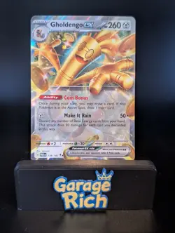 Gholdengo ex 139/182 Double Rare - SV04: Paradox Rift NM Pokemon TCG - Image 1