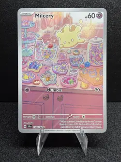 Pokemon Milcery 152/142 Sv07: Stellar Crown Holo Illustration Rare 60 HP 20 - Image 1