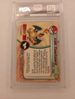 1999 Topps Pokemon T.V. #6 Charizard PSA 4 - Image 2