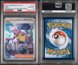 Pokemon Iono 237/091 PSA 10 Gem Mint Paldean Fates Special Illustration Rare FA - Image 3