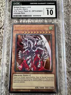 Armed Dragon LV10 (UTR) OP15-EN001 OTS Tournament Pack 15 Unlimited Rare - Image 1