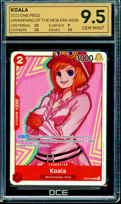 2023 One Piece AWAKENING OF THE NEW ERA Koala Graded OCE 9.5 - Image 1