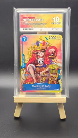 Monkey.D.Luffy (2nd Anniversary Stamped Promo) P-043 - One Piece TCG - ACE 10 - Image 1