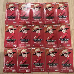 one piece op13 sleeved booster packs Lot Of 15 - Image 1