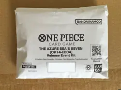 One Piece TCG OP14-EB04 The Azure Sea’s Seven Release Event Kit SEALED - Image 1