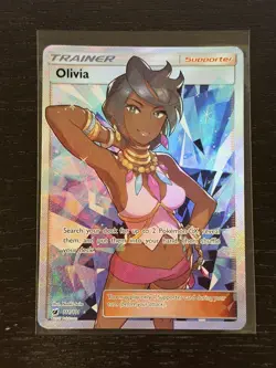 Pokemon TCG Olivia Crimson Invasion Full Art Ultra Rare Trainer Card 111/111 - Image 1