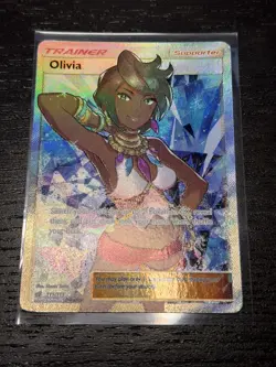 Pokemon TCG Olivia Crimson Invasion Full Art Ultra Rare Trainer Card 111/111 - Image 2