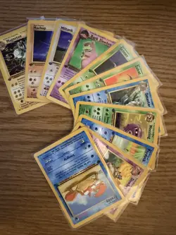 Vintage Pokemon Lot – First edition- older cards only- 100% vintage set. - Image 2