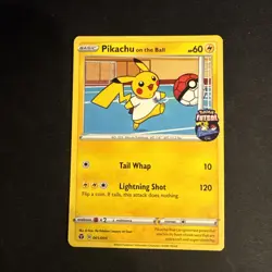 Pokemon TCG Pikachu On The Ball UK Exclusive Futsal Promo Card 001/005 UNSEALED - Image 1