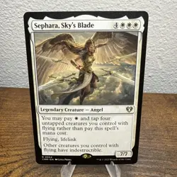 MTG Sephara Sky's Blade RARE Commander Masters 054 NM/Mint - Image 1