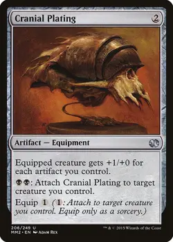 [MTG] Cranial Plating (206) (MM2) NM - Image 1