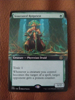 Venerated Rotpriest *Extended Art* [ONE] Phyrexia: All Will Be One - Image 1