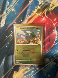 Pokemon TCG Bulbasaur 001/132 Mega Evolution 30th Pokemon Day Stamped Promo Mint - Image 4