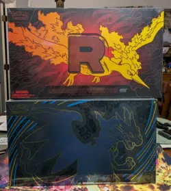 Pokemon Phantasmal Flames Mega Charizard & Team Rocket Moltres EX UPC Sealed - Image 3