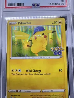 Pikachu 028/078 Pokemon GO Holo [PSA 10] - Image 4