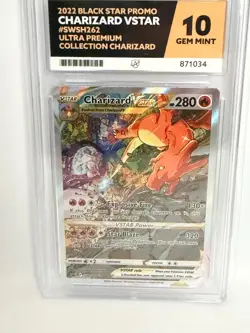 ACE 10 Charizard VSTAR SWSH262 2022 Black Star Promo | Pokemon TCG Ultra Premium - Image 1