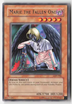 Yugioh - Marie the Fallen One LON-046 Unlimited - Labyrinth of Nightmare - Image 1